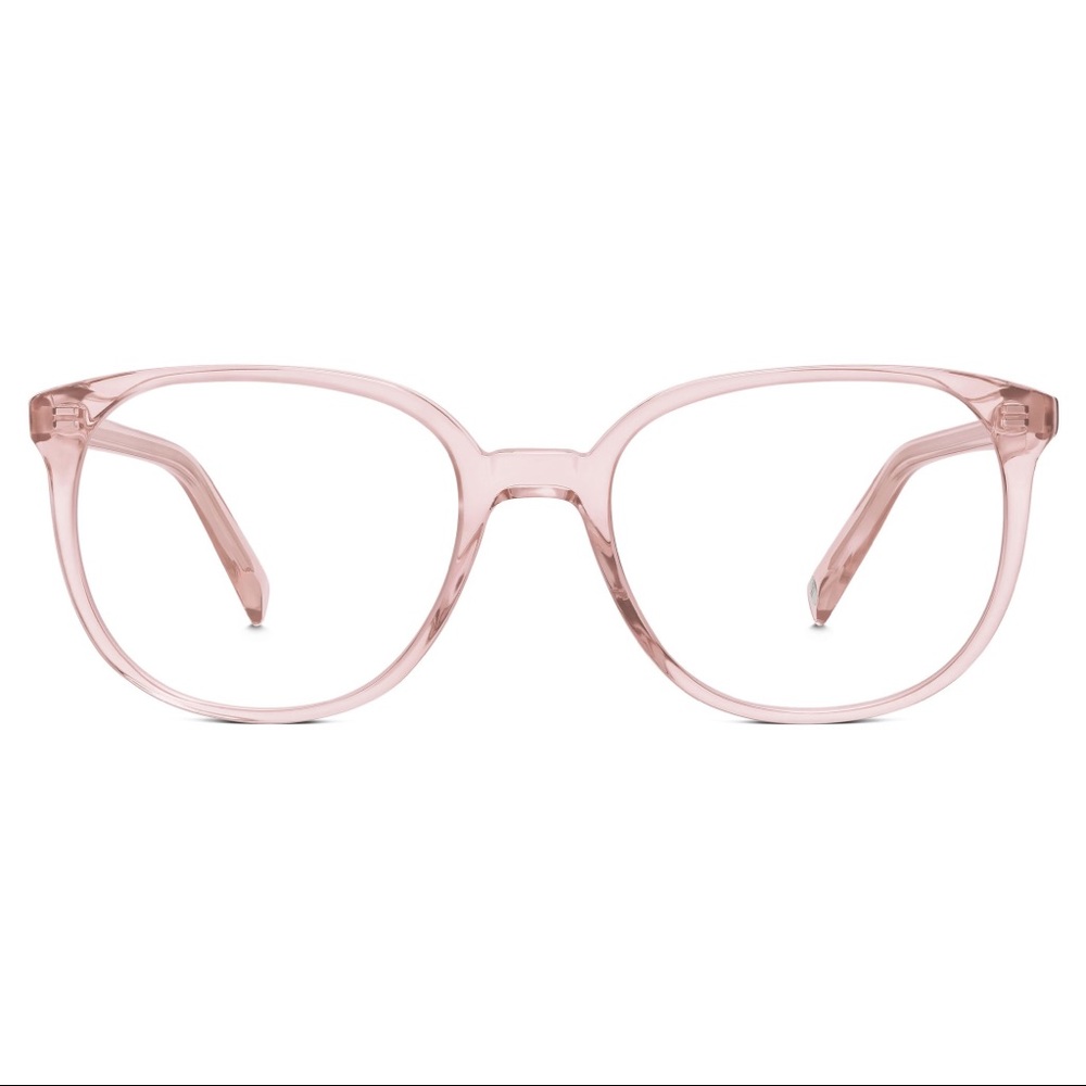 EUC Warby Parker Eugene Rose Crystal (fit: Narrow)